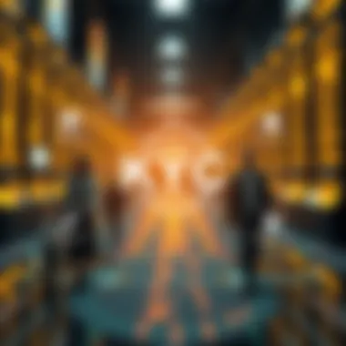 A conceptual diagram showing the future landscape of KYC