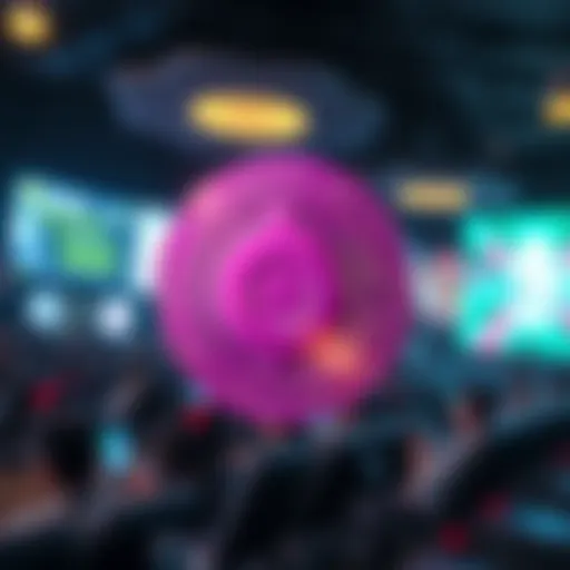 Conceptual illustration of Omegle Coin