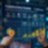 A detailed chart analyzing cryptocurrency course pricing variations across platforms