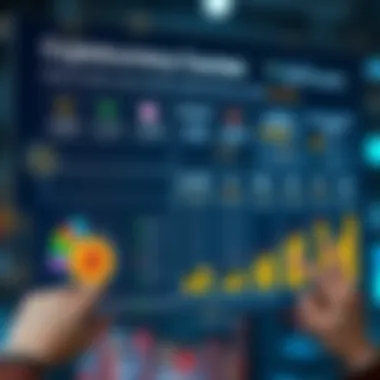 A detailed chart analyzing cryptocurrency course pricing variations across platforms