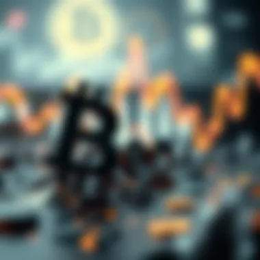 Cryptocurrency Price Dynamics An abstract representation of cryptocurrency price fluctuations