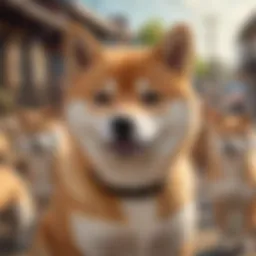 The Shiba Inu dog symbolizing community spirit