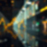 Graphical representation of a golden crossover in moving averages