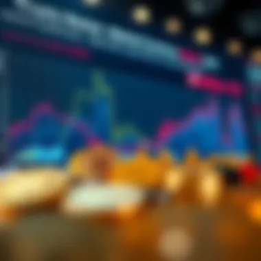 Chart comparing market cap of major cryptocurrencies