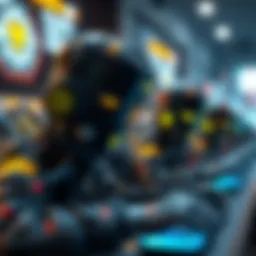 Illustration of blockchain technology in gaming