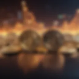 Illustration of cryptocurrency market trends showing upward trajectories