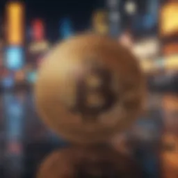 Conceptual representation of viva price in cryptocurrency