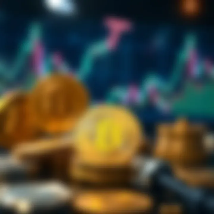 Cryptocurrency Market Trends Visual representation of cryptocurrency market trends