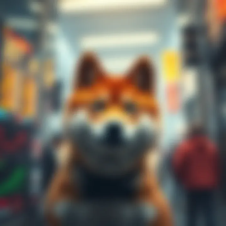 Centralized exchange interface displaying Shiba Inu trading