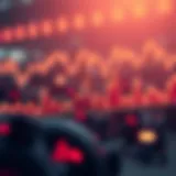 Graph illustrating cryptocurrency market trends